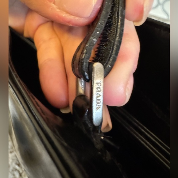 Prada Black Leather Tote Bag - Picture 6 of 12